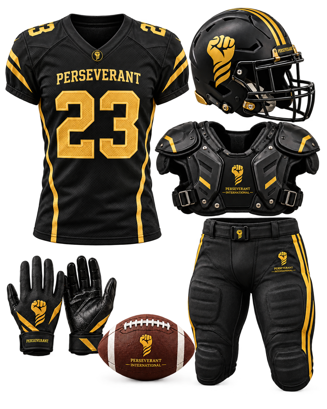 Perseverant International American football collection